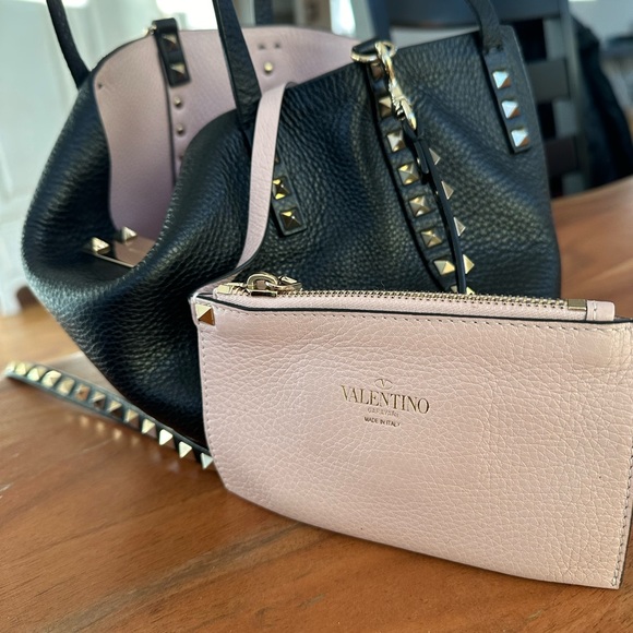 Valentino Rockstud Calfskin Small Tote Bag - Picture 6 of 8